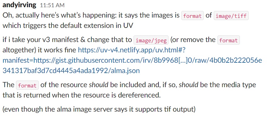 Suggestion to change image format in the json from image/tiff to image/jpeg
